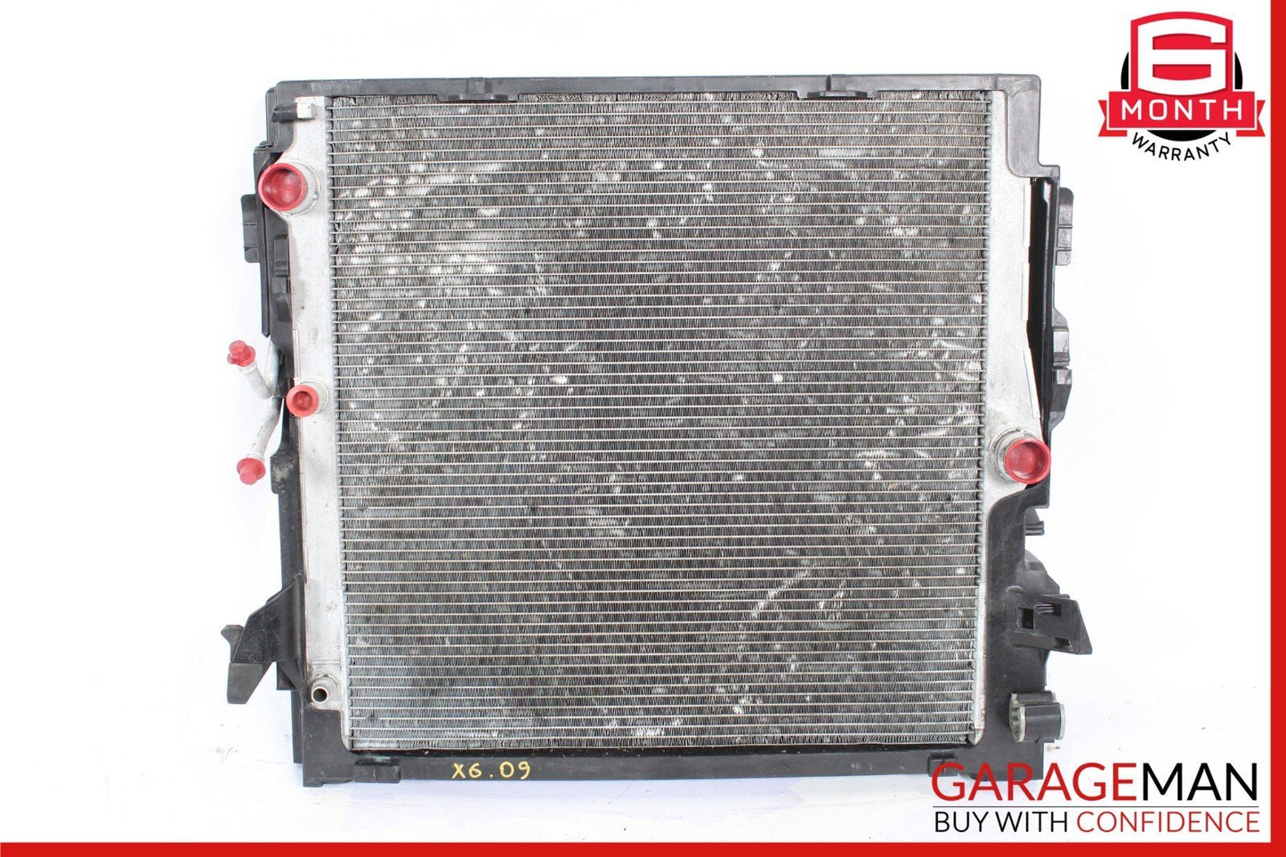 08-14 BMW X6 MAIN ENGINE COOLING RADIATOR ASSEMBLY OEM