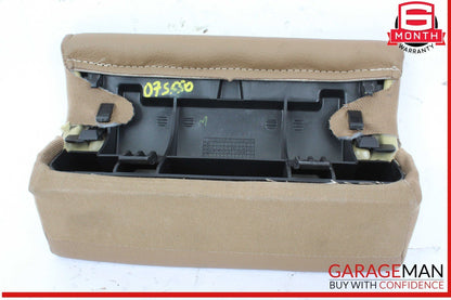 07-09 Mercedes W221 S550 S600 Rear Seat Cushion Armrest Top Cover Brown OEM
