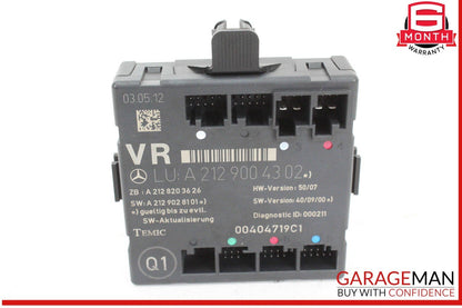08-14 Mercedes W212 E350 Front Right Passenger Side Door Control Module Unit OEM