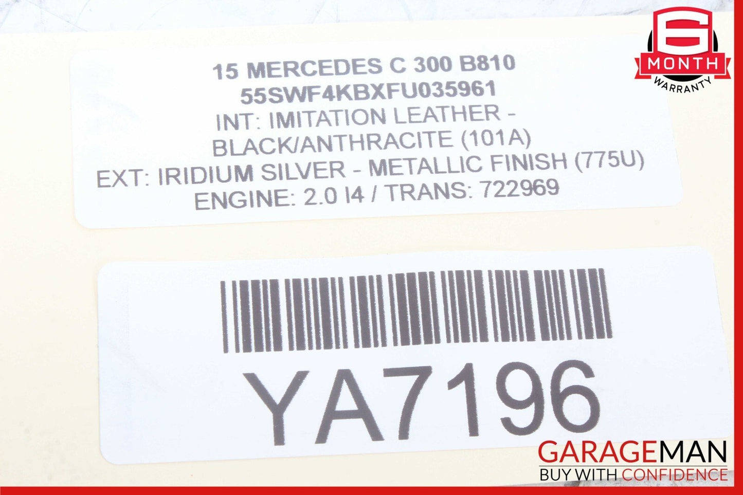 15-20 Mercedes W205 C300 C400 GLC43 AMG Electronic Parking Button Switch OEM
