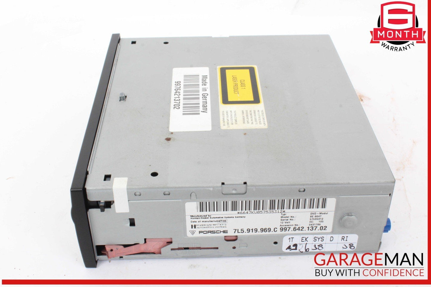 03-10 Porsche Cayenne 955 957 Navigation GPS DVD Player 7L5919969C OEM