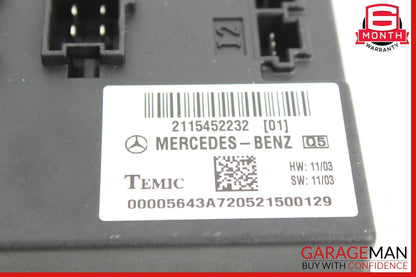 03-11 Mercedes W219 CLS55 AMG CLS550 Body Control Module BCM 2115453632 OEM