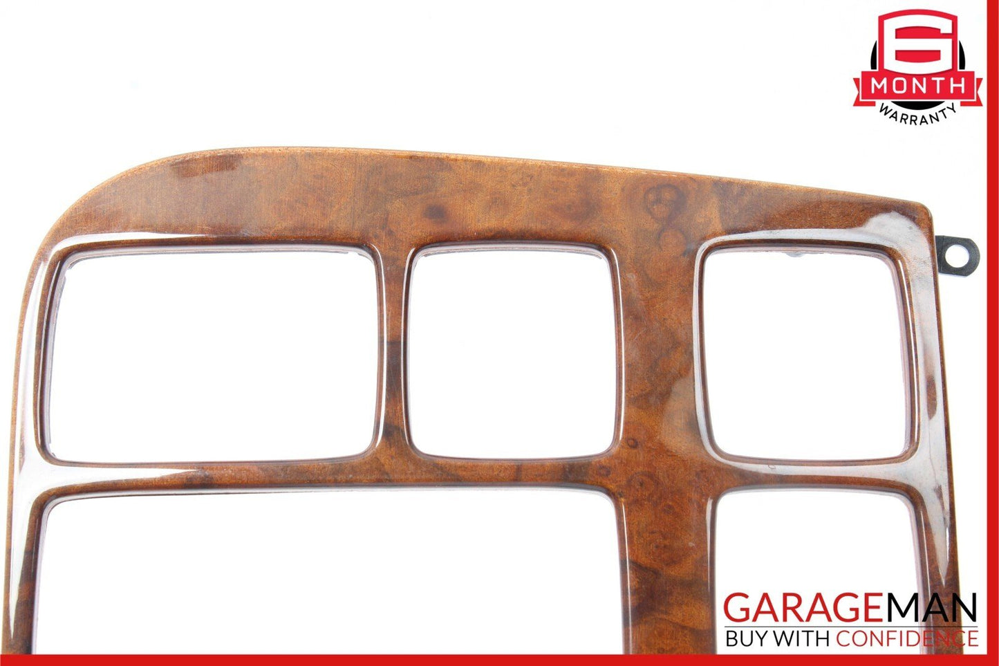 00-02 Mercedes W220 S500 S55 AMG Dashboard Radio Trim Panel Cover Bezel Wood OEM