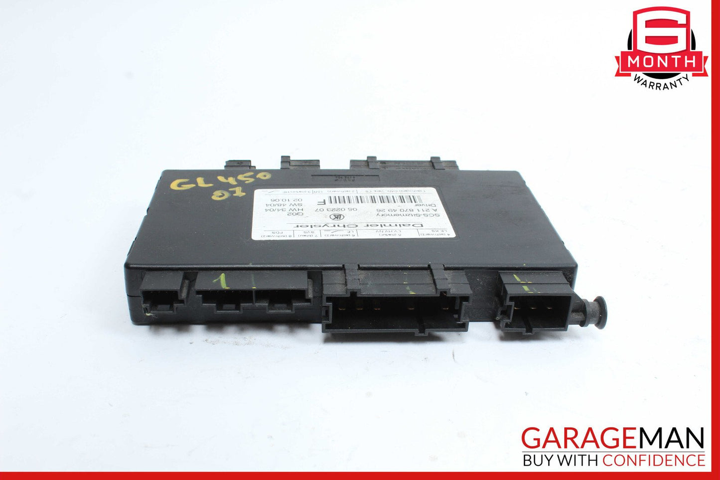 03-13 Mercedes X164 GL450 R350 Seat Control Module Front Left 2118704785 OEM