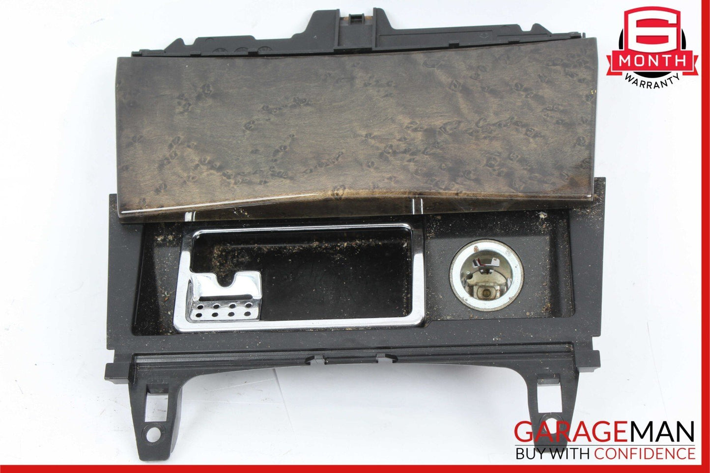 08-17 Mercedes W204 C350 Center Console Ashtray Ash Tray Compartment Wood OEM