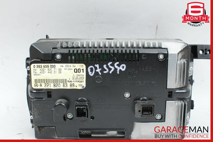 07-10 Mercedes W221 S550 Navigation Information Display Screen Monitor OEM