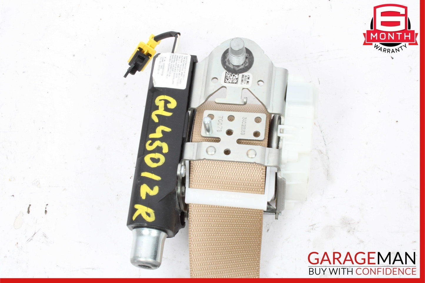 07-12 Mercedes X164 GL450 GL550 3rd Third Row Rear Right Seat Belt Seatbelt OEM