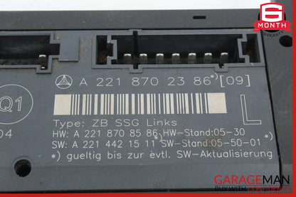07-13 Mercedes W221 S550 S63 Front Left Driver Side Under Seat Control Unit OEM