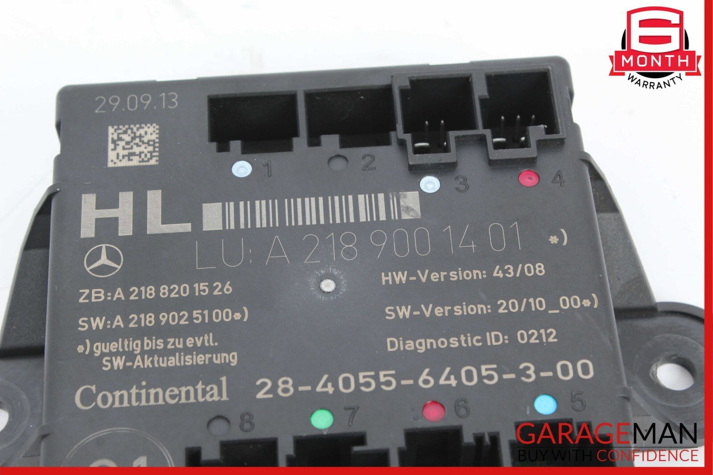 08-18 Mercedes W204 C250 E550 CLS550 Rear Left Side Door Control Module Unit OEM