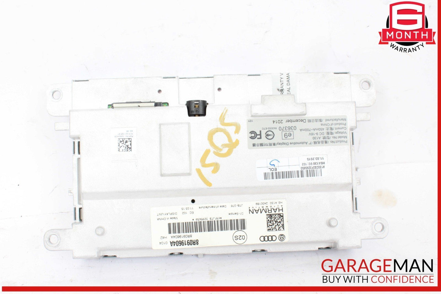 13-17 Audi Q5 Dash Dashboard Info GPS Navigation Multimedia Display Touch Screen