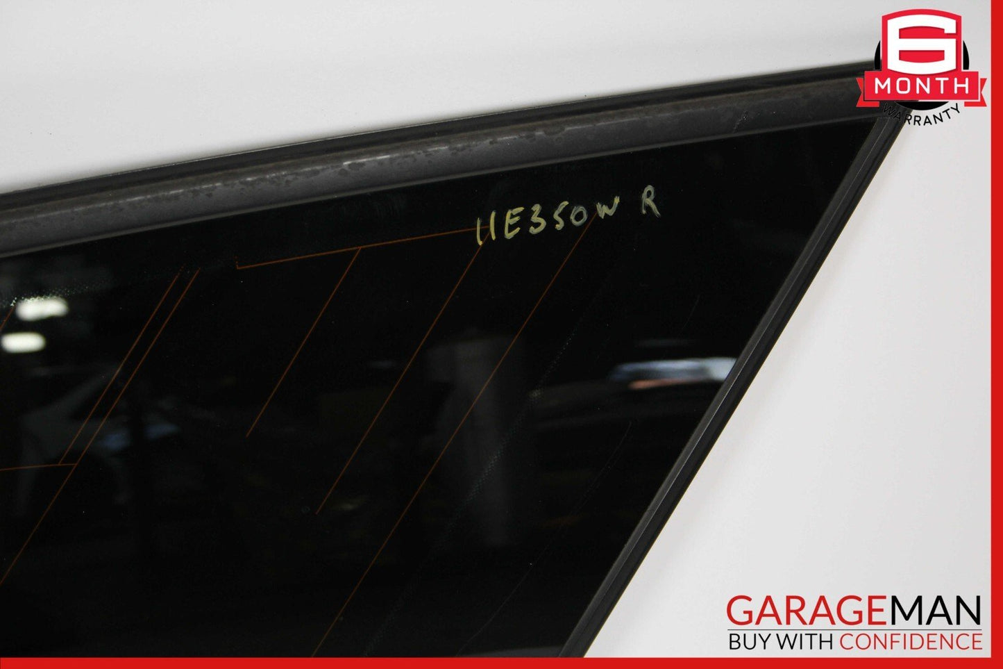 11-17 Mercedes W212 E350 Wagon Rear Right Side Door Quarter Window Glass Tinted