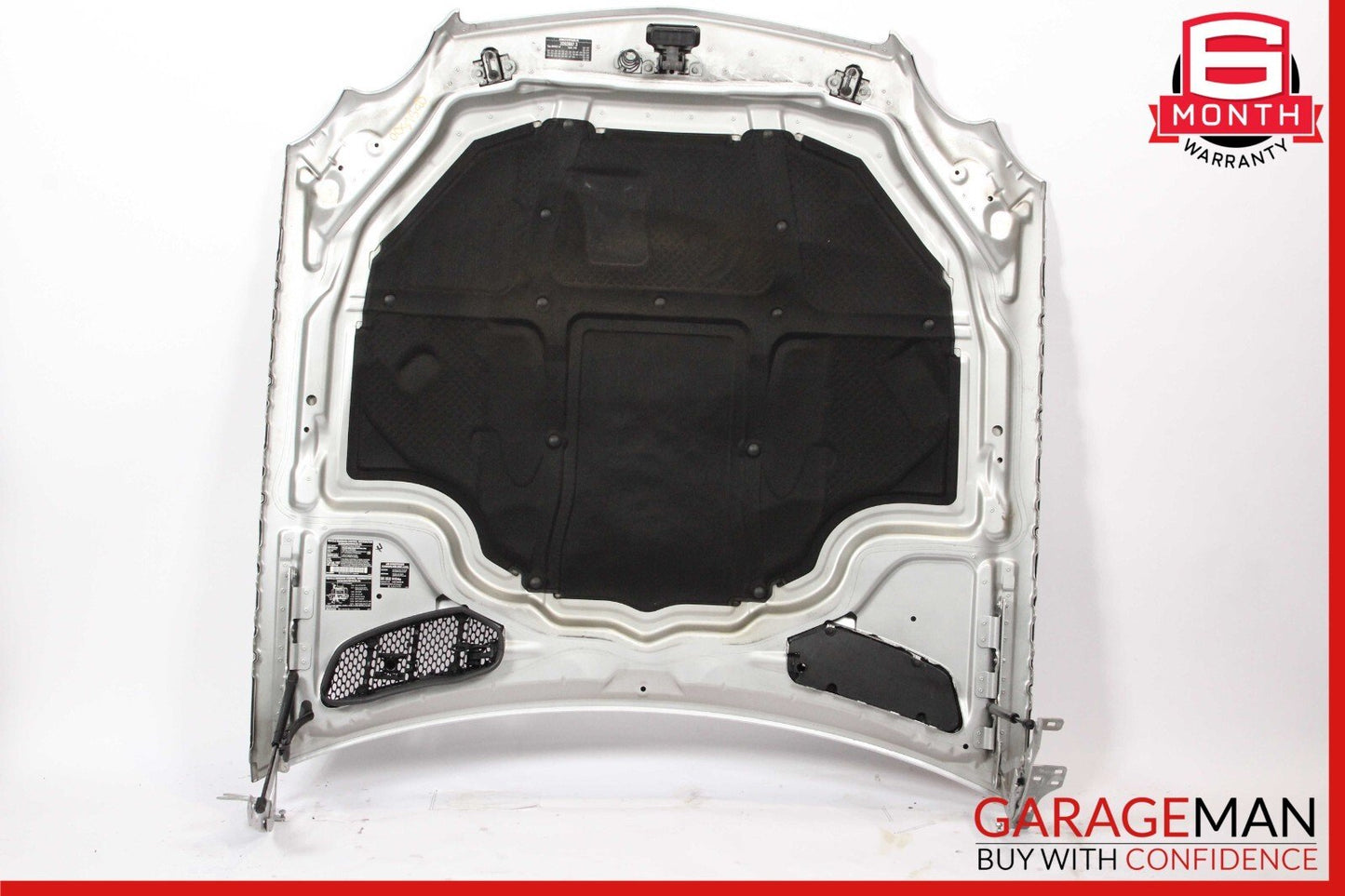 03-08 Mercedes R230 SL500 Front Hood Bonnet Cover Panel Assembly Silver OEM