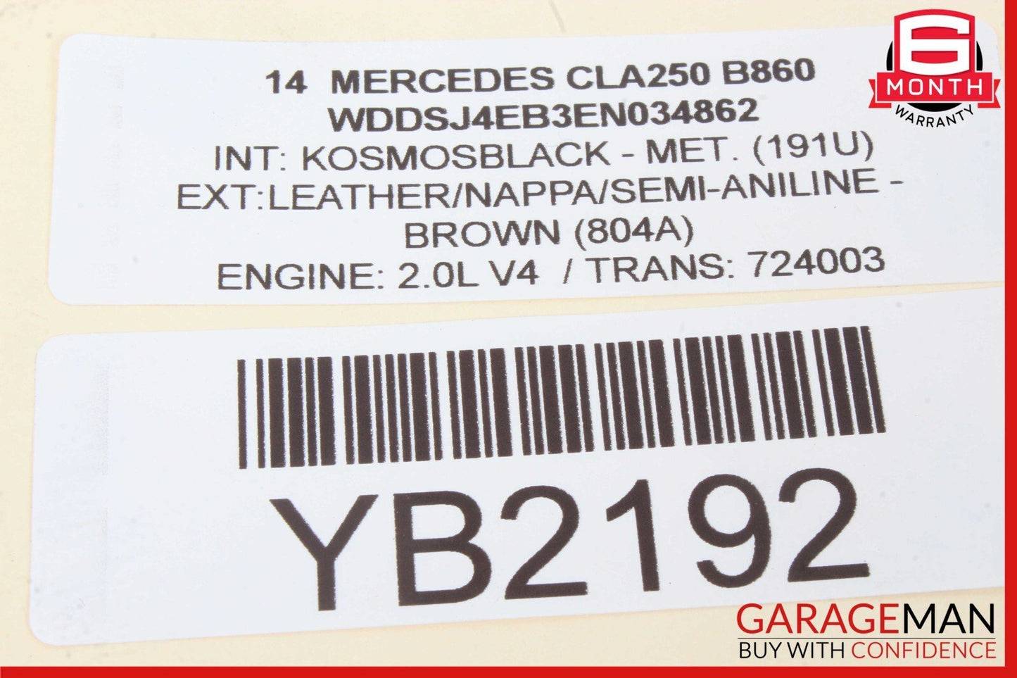 14-19 Mercedes W117 CLA250 Front Right or Left Dash AC A/C Air Vent Grille Trim