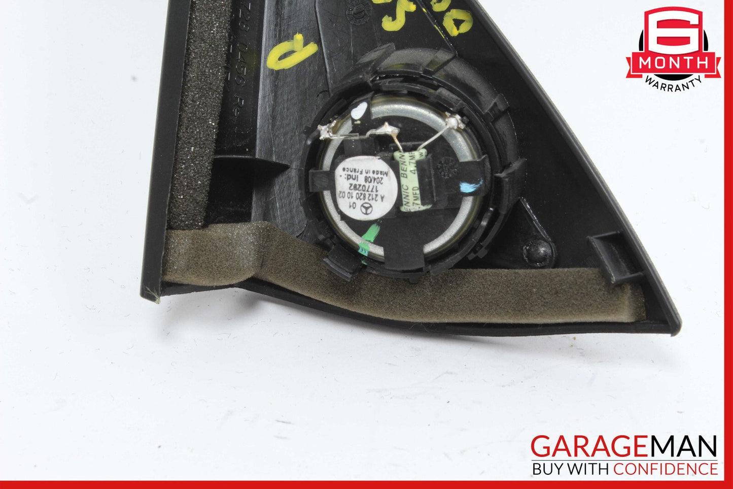07-13 Mercedes W221 S550 S600 Door Corner Speaker Right Passenger Side Black OEM