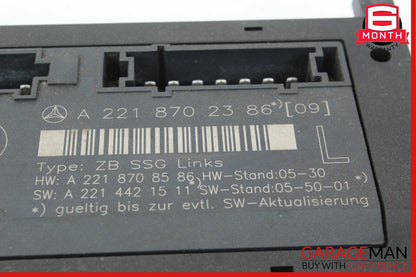 07-13 Mercedes W221 S550 S400 Front Left Driver Side Under Seat Controller Unit