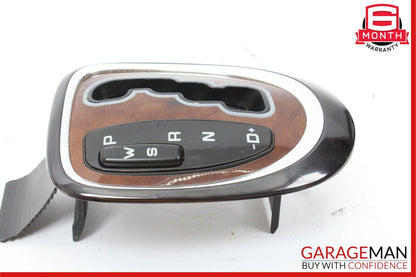 00-06 Mercedes W220 S500 S600 Gear Shifter Bezel Trim Indicator Wood OEM