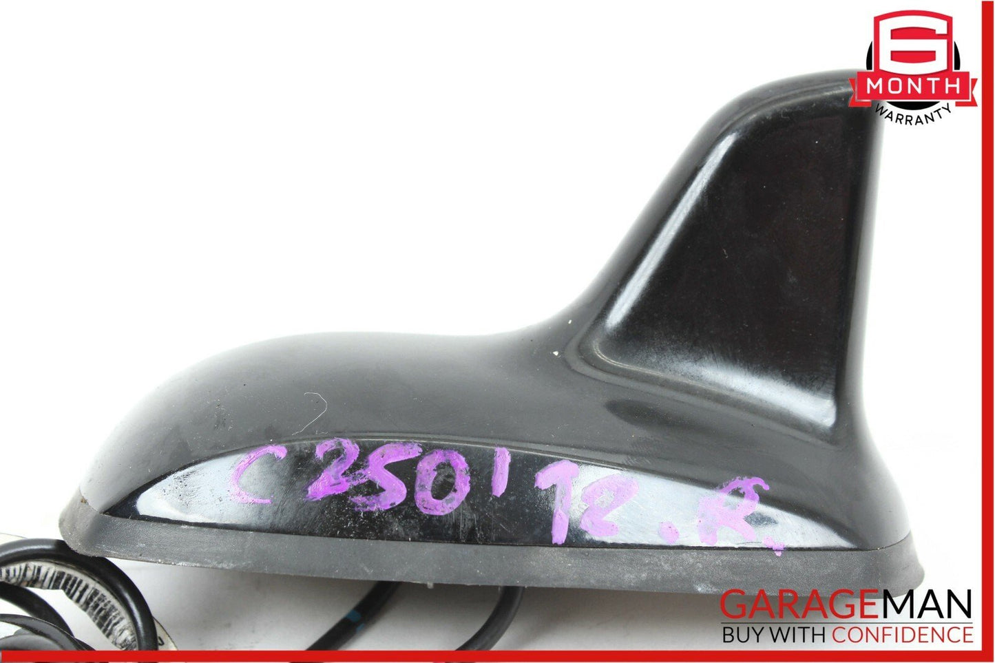 08-14 Mercedes W204 C250 C63 AMG Top Roof Shark Fin GPS Radio Antenna Black