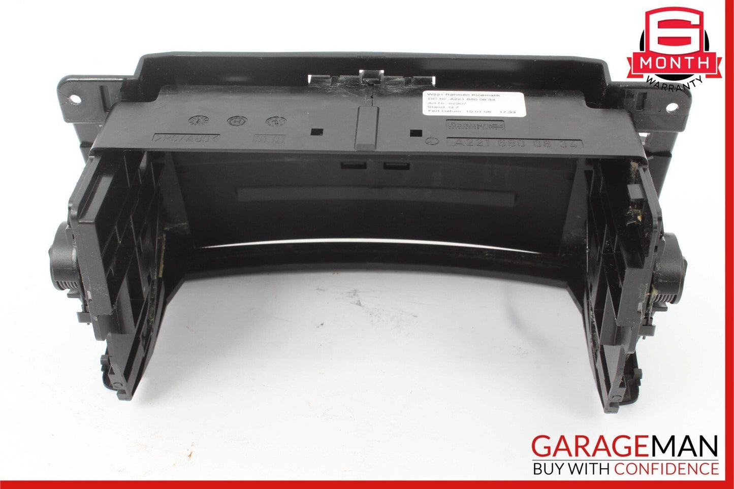 07-13 Mercedes W221 S550 S450 Center Console Dashboard CD Player Cover Beige OEM