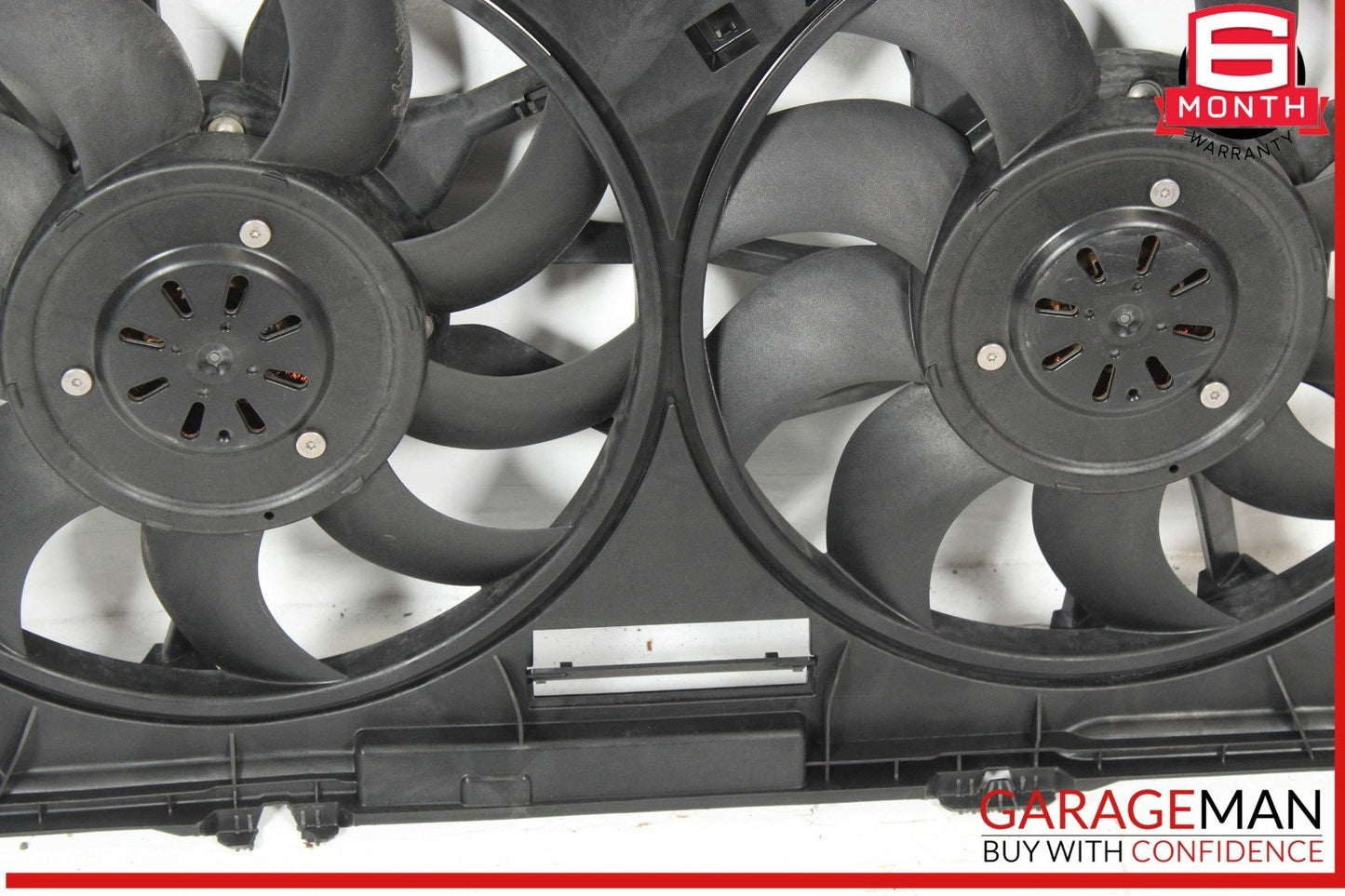 12-18 Audi A7 A6 Dual Radiator Motor Cooling Fan Shroud Assembly 4H0121003N OEM