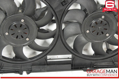 12-18 Audi A7 A6 Dual Radiator Motor Cooling Fan Shroud Assembly 4H0121003N OEM