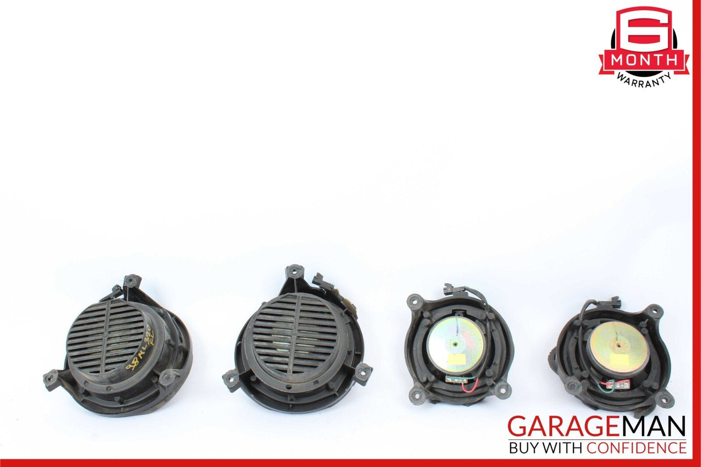98-01 Mercedes W163 ML55 AMG ML320 ML430 Door Speakers Sound Set of 4 OEM