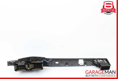10-13 Mercedes W212 E350 Front Center Dash AC A/C Air Vent Trim Assembly Wood