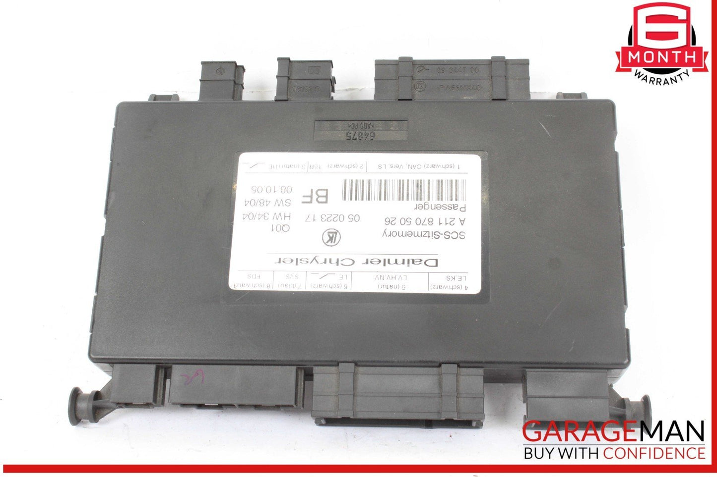 03-12 Mercedes W164 ML500 E500 E550 Front Right Seat Control Module OEM