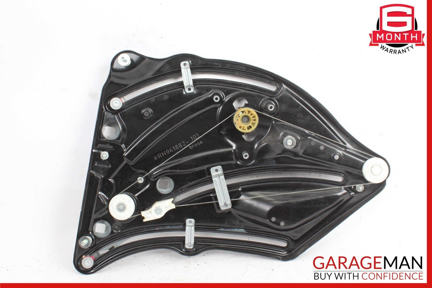 10-17 Mercedes W207 E350 Coupe Rear Right Door Window Regulator Frame w/o Motor