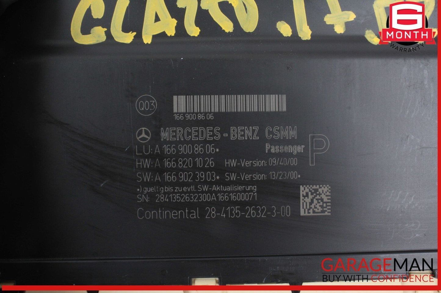 13-18 Mercedes X156 GLA250 GL450 GL550 Front Right Seat Control Module
