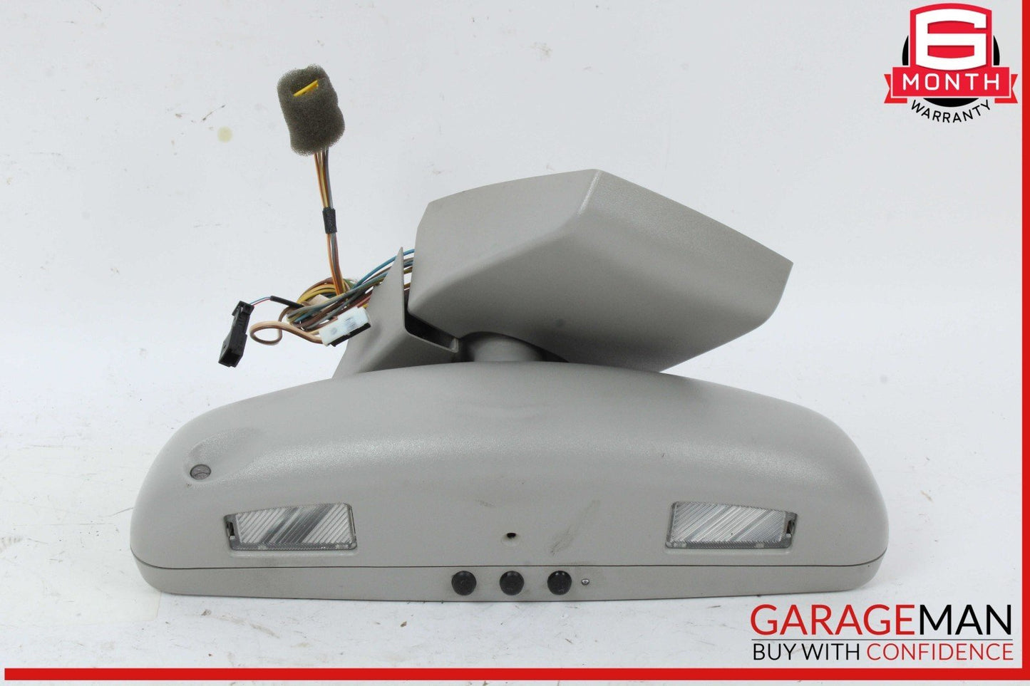 03-06 Mercedes R230 SL500 Interior Front Top Upper Rear View Mirror Gray OEM