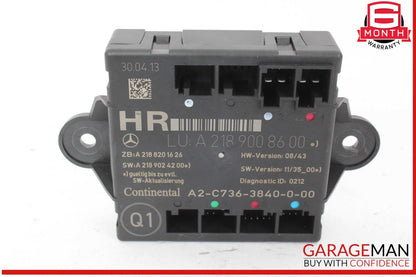 08-18 Mercedes W212 E350 C350 CLS550 Rear Right Side Door Control Module Unit