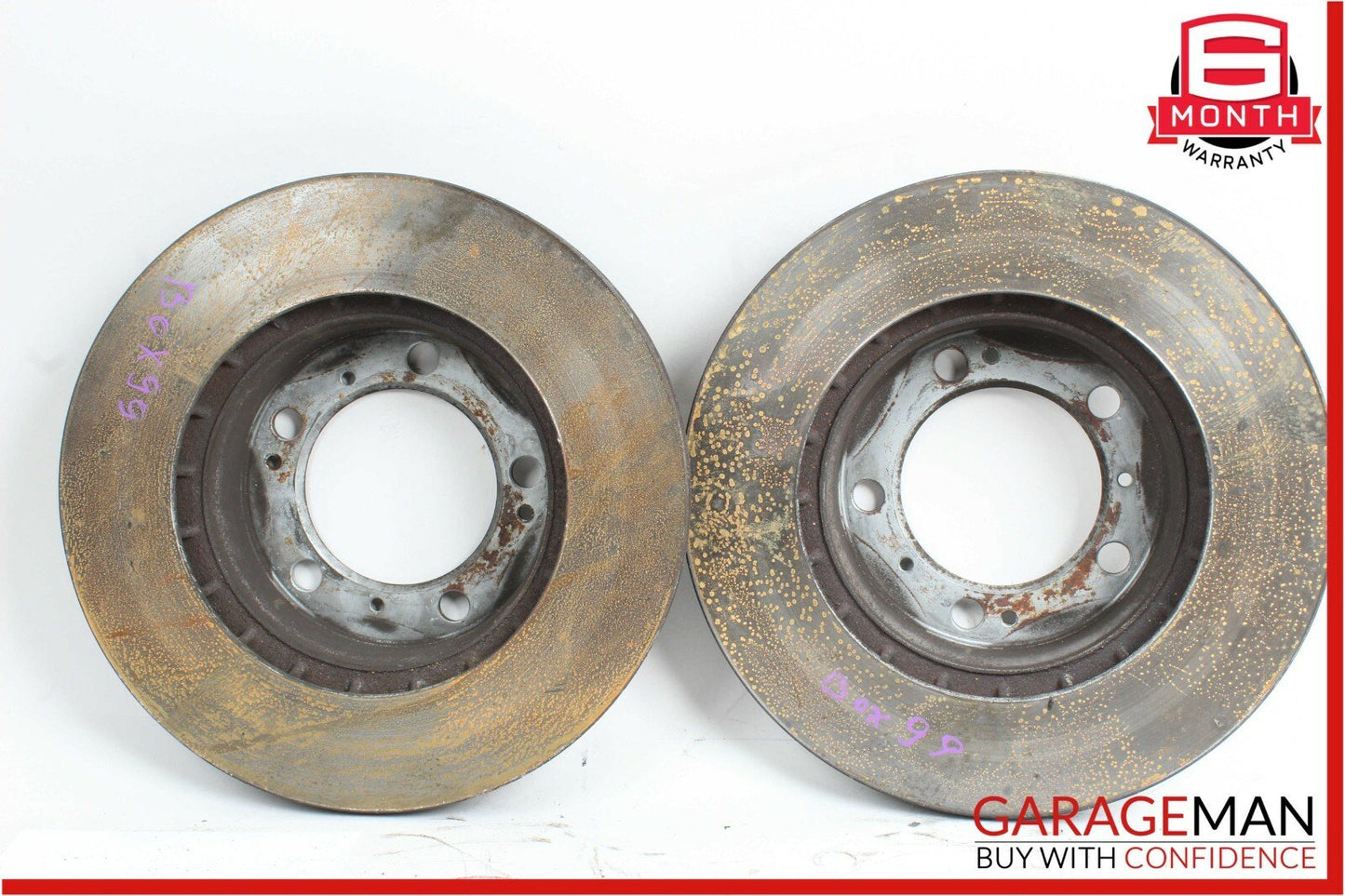 97-04 Porsche Boxster 986 Front Left & Right Side Brake Disc Rotors Set of 2 Pc