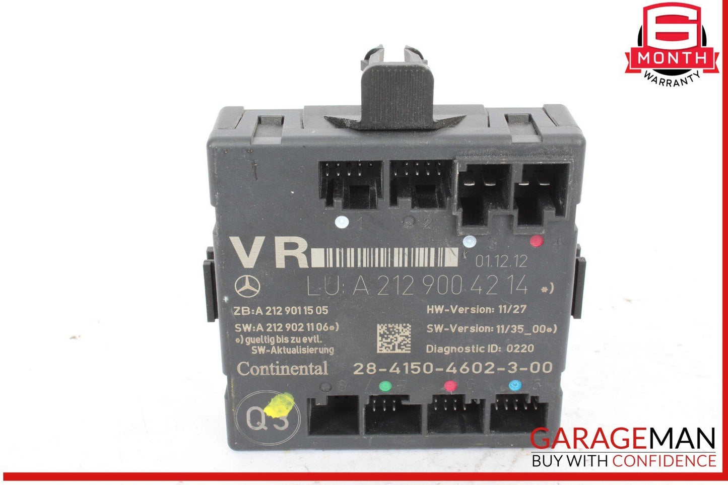 08-18 Mercedes W204 C250 E350 Front Right Side Door Control Module OEM