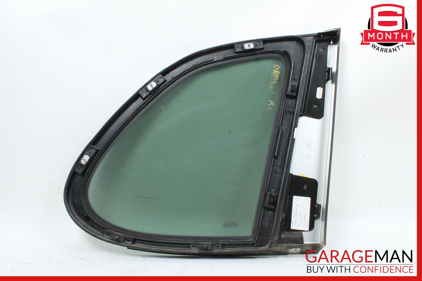 03-06 Porsche Cayenne 955 Rear Left Driver Side Quarter Window Glass OEM