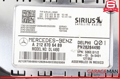 10-17 Mercedes W218 CLS550 Sirius Satellite Radio Receiver Module Unit OEM