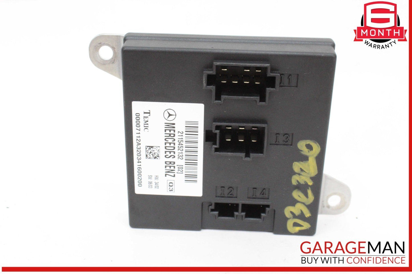 03-11 Mercedes W211 E320 CLS550 Body Control Module Unit BCM 2115452132 OEM