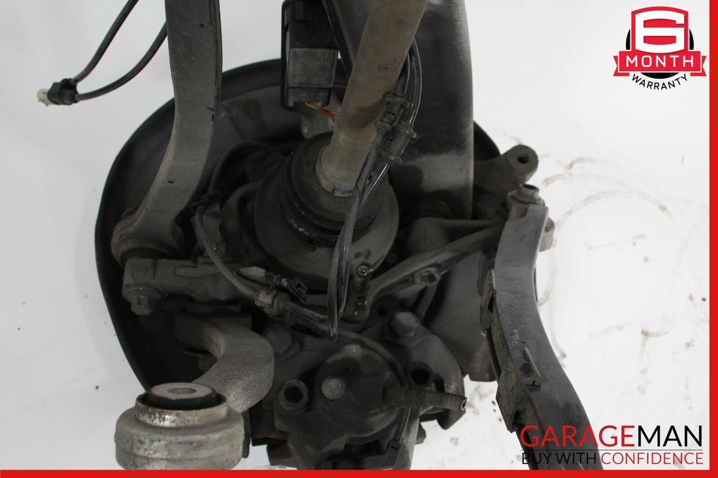 03-06 Mercedes SL500 Rear Right Spindle Knuckle Hub Driveshaft Rotor Disc Assy