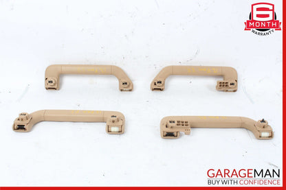 10-16 Porsche Panamera 970 Grab Grip Handle Roof Overhead Set of 4 Pc Beige