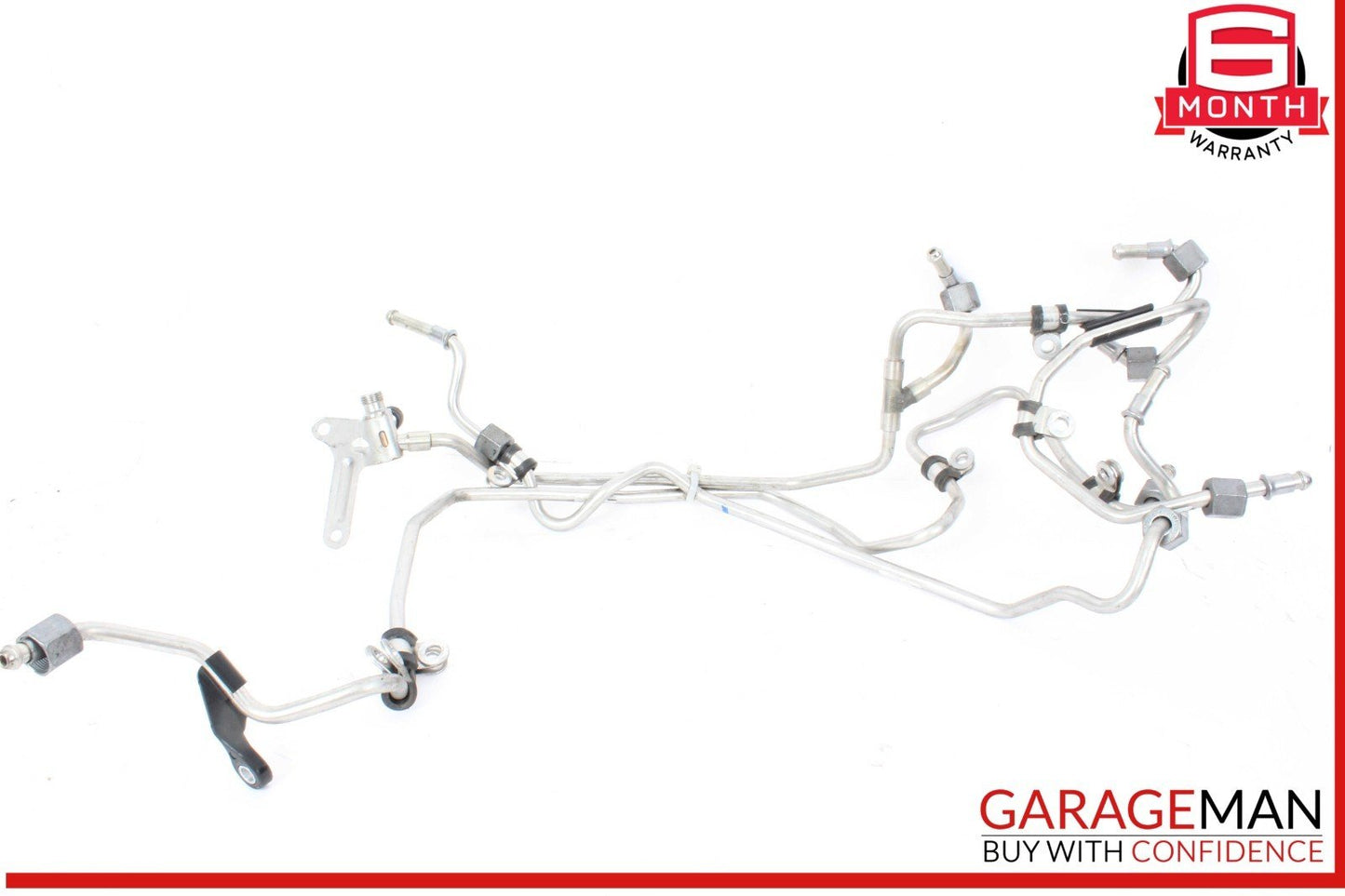 11-20 Mercedes X166 GL450 4MATIC S550 High Pressure Fuel Pump Line Set OEM