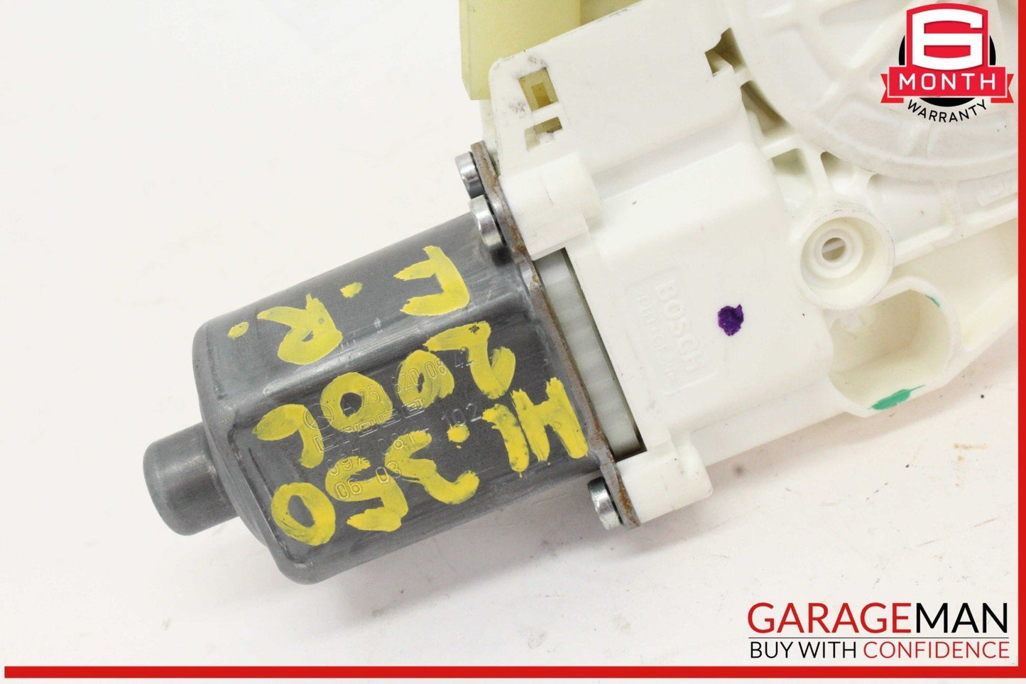 06-13 Mercedes W164 ML350 Front Right Passenger Side Window Regulator Motor OEM