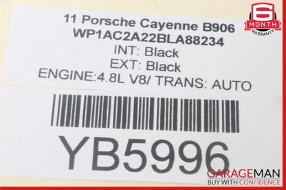 11-17 Porsche Cayenne 958 Parking Brake Control Switch Button 7P5927225 OEM