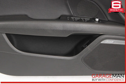 12-18 Audi A7 S7 RS7 Front Left Driver Side Door Panel Cover Trim Black OEM