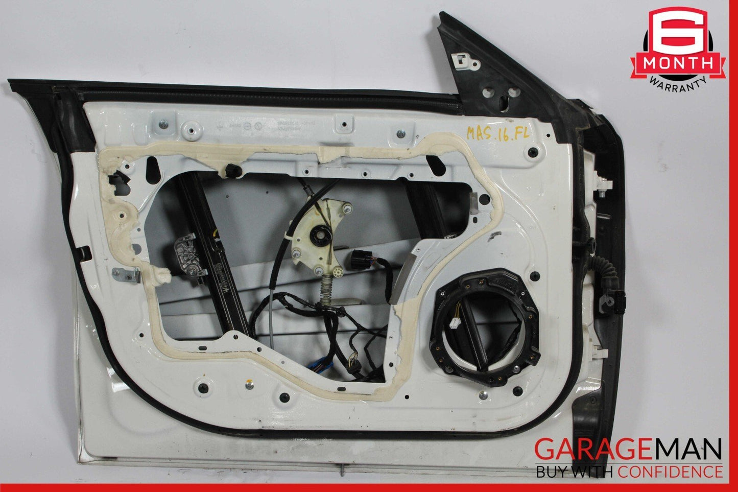 14-17 Maserati Ghibli M157 Front Left Side Exterior Door Shell Panel White