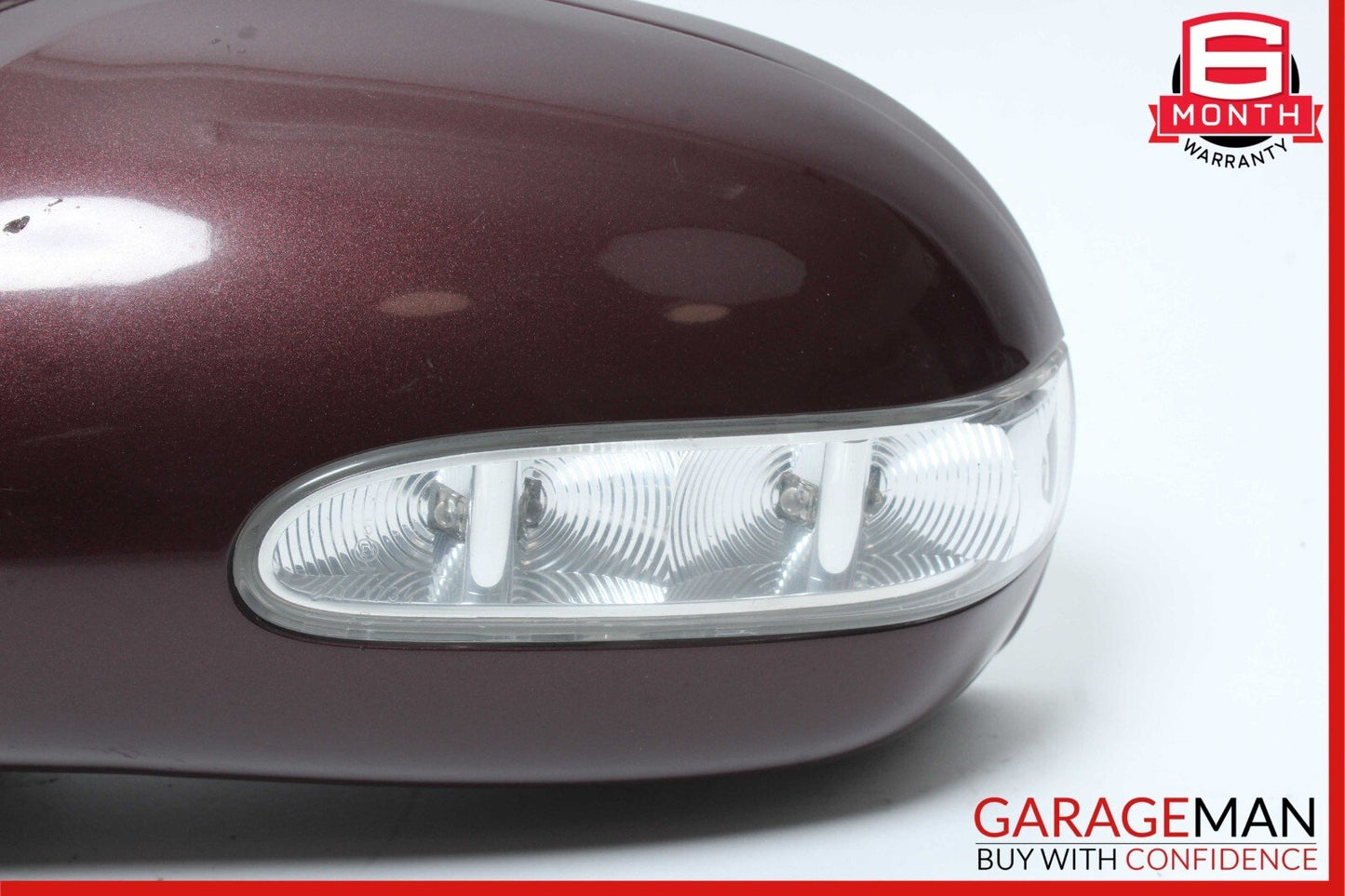 06-10 Mercedes W251 R350 Front Left Driver Side Mirror Door Rear View Red OEM
