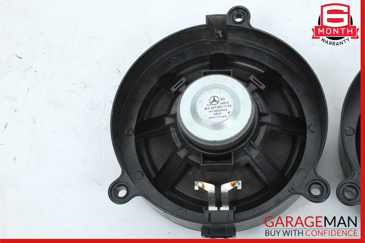 01-07 Mercedes W203 C230 Front Right & Left Door Sound Audio Speaker Set OEM