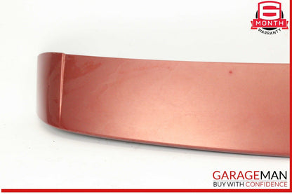07-15 Audi Q7 Rear Trunk Hatch Spoiler Wing Red w/ Brake Light 4L0827933 OEM