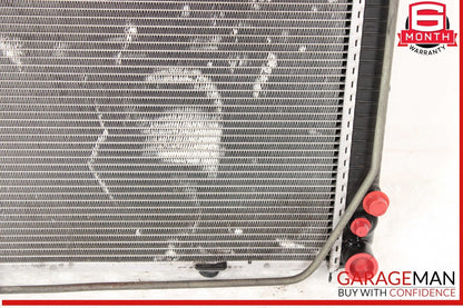 94-02 Mercedes R129 SL500 AC A/C Condenser Radiator Cooling Fan Shroud Motor OEM