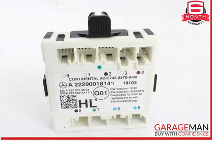 15-20 Mercedes X253 GLC350e Rear Left Driver Side Door Control Module Unit OEM