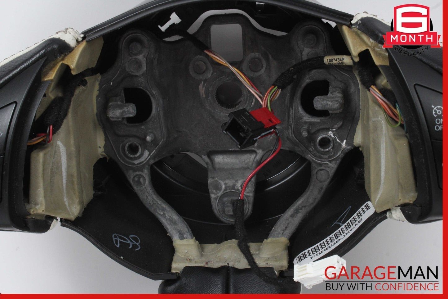 12-19 Fiat 500E Front Left Driver Side Steering Wheel Black P5RR80JXWAB OEM