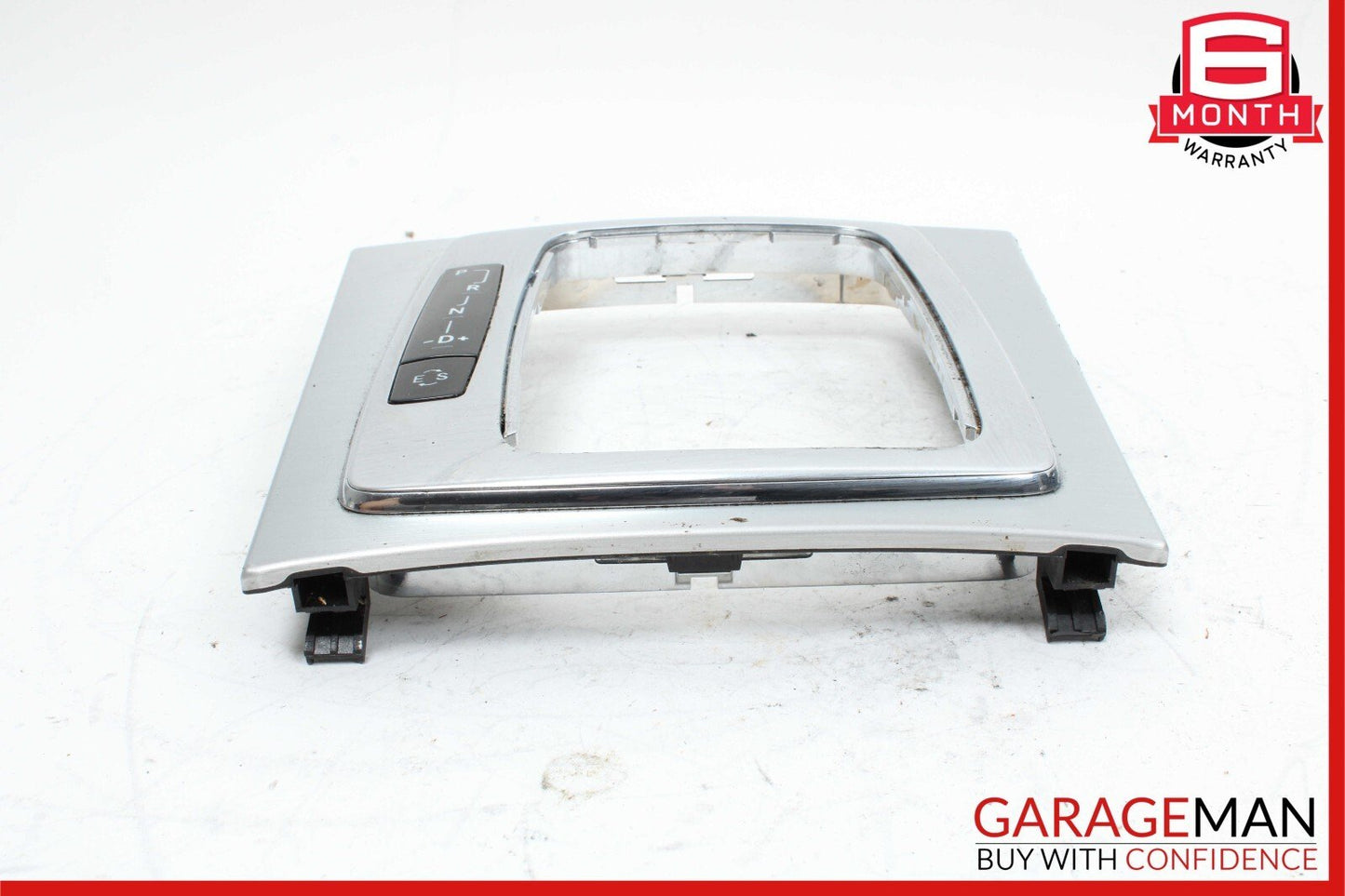 08-14 Mercedes W204 C250 C63 AMG Center Console Shifter Trim Cover Bezel Silver